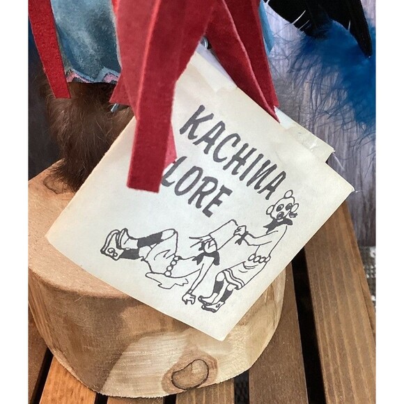 Kachina Doll EAGLE DANCER Signed /Number Fyazzie Eagle 11" T x 14"W Rain Weather - Picture 4 of 16